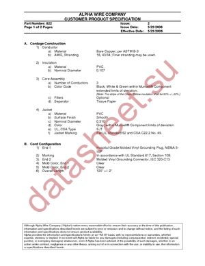 822 SL078 datasheet  